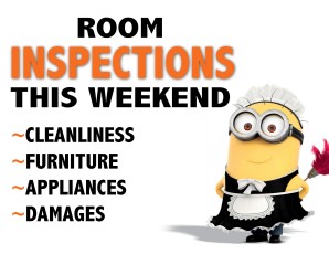 Room Inspections Poster