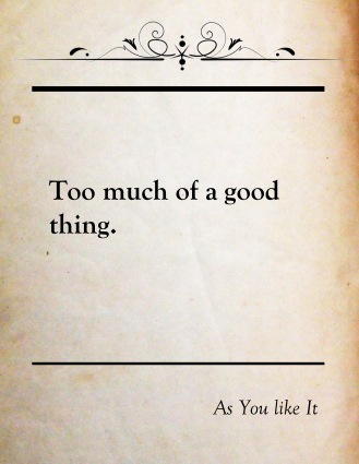Quote from "Much Ado About Nothing"