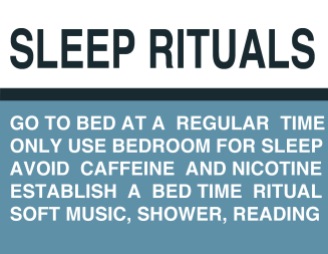 Bed time routines and rituals to help you fall asleep faster.